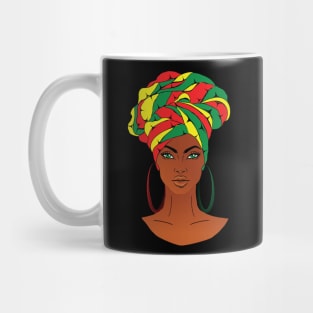 anime black girl colorful Mug